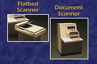 Existem outros tipos de scanners como os de cilindro,