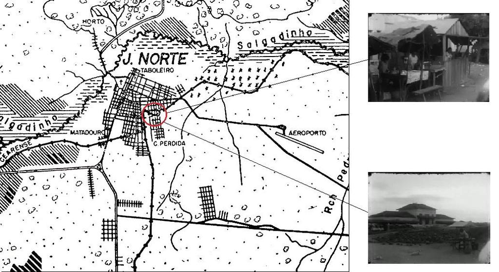 99 Figura 6 - Juazeiro do Norte. Visualização da morfologia da cidade e de outros aglomerados transformados em bairros anos depois.