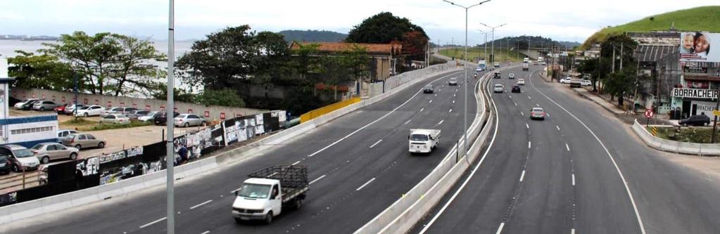 AMPLIAÇÃO DA AVENIDA DO CONTORNO Eliminação de um dos maiores gargalos rodoviários do RJ COMPARATIVO - jan. à mai. 2017 X 2016 (Av.