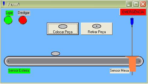 Figura 10: A Planta Virtual Desenvolvida como Exemplo de Aplicação.