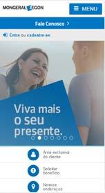 Seguros e Previdência Site Institucional Área