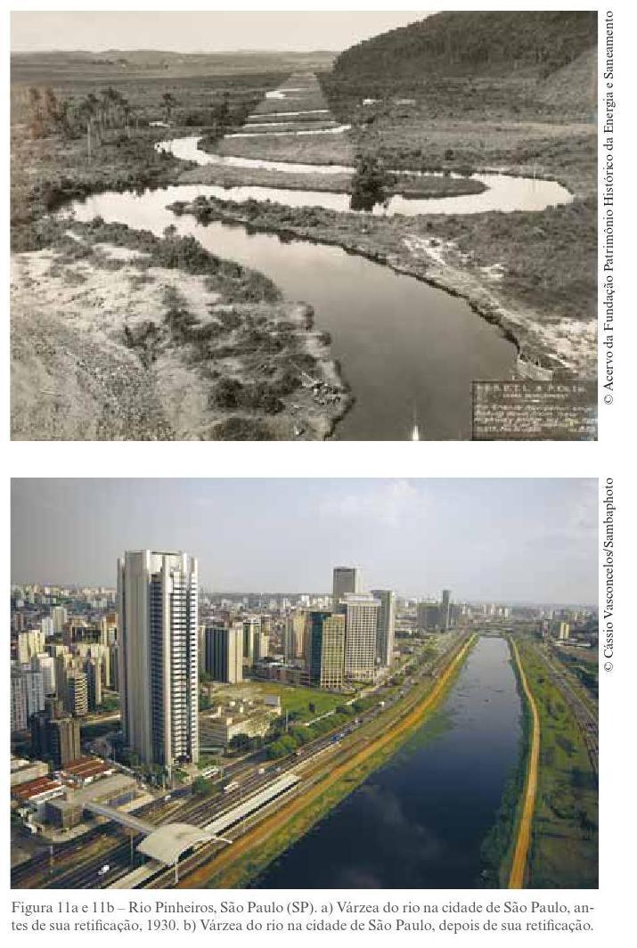 1. Observe a imagem de uma das represas do Rio Tietê: a Nova Avanhandava (Figura 10). a) O que foi necessário fazer para construir o canal e a eclusa representados na imagem?