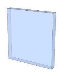 Estudos de caso por simulação: Vidros utilizados Propriedade Clear Glass Green Solar control glazing system Insulated glass unit SHGC 0.