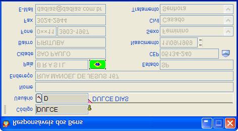 Respnsáveis ds Bens Este módul armazena respnsável pel bem. O respnsável é utilizad n cadastr da lcalizaçã d bem, indicand a sistema usuári respnsável pel mesm.