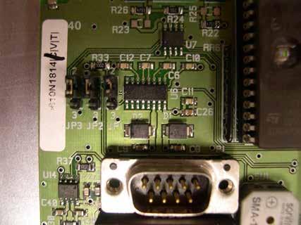 TA3840R CPU board (Opcional) Configuração Diversos jumpers (JP) na placa eletrônica são usados para gerenciar os LEDs da porta de comunicação 1.