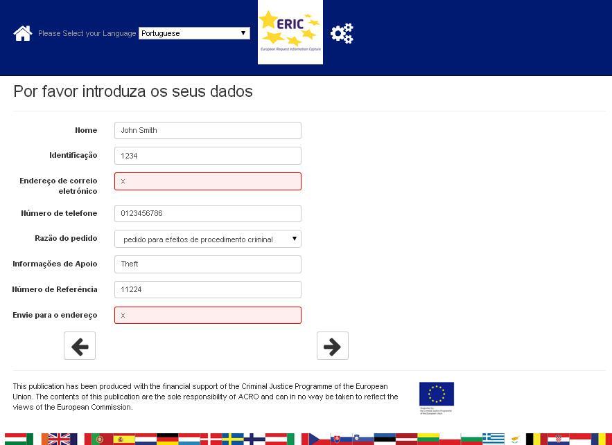 Só lhe será permitido usar um endereço de correio eletrónico seguro e autorizado, caso contrário, a