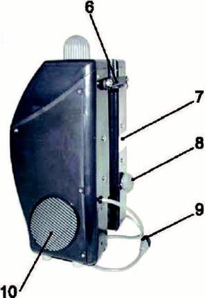 Válvula de espuma 6. Haste (US/EU) 2. Corpo do compressor 7. Sinal 3. Filtro saída de espuma 8. Filtro de enchimento 4.