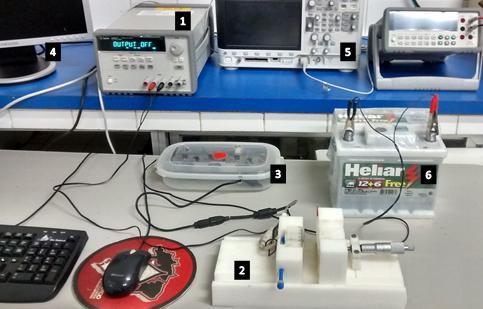 3.4.4 Especificações da placa de aquisição de dados Foi utilizada uma placa de aquisição de dados projetada e confeccionada pelo próprio laboratório.