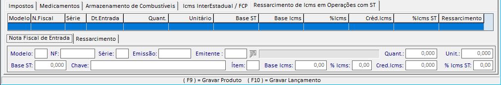 alterações no ICMS. Os valores preenchidos nesta tela serão levados para o Sped Edf Fiscal nos registros E300/ E310 / E311.