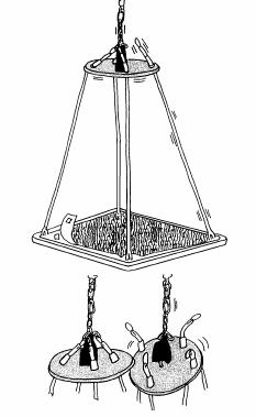 SOUTHPAW PLATFORM SWING 13724 Suspension system not included - see ROMPA Catalogue for details of Hanging Bracket 13672 Safety Snaps 13799, Safety Rotational Device 13738, Height Adjuster 13626.