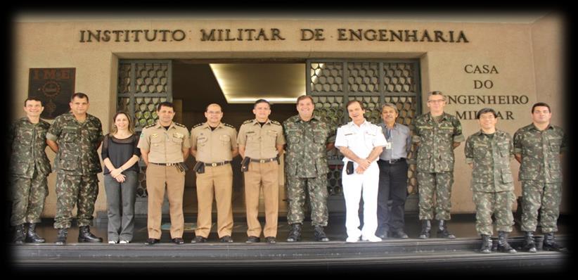 IME: Referência Nacional No dia 23 de junho, o IME recebeu a visita de uma comitiva da Polícia Militar de Goiás (PMGO), com o objetivo de conhecer a estrutura acadêmica e o modelo pedagógico, adotado