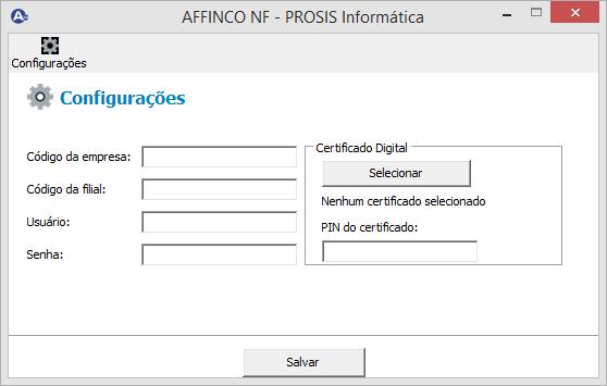 Logout (saindo do sistema): Para fechar o sistema, basta clicar no canto superior