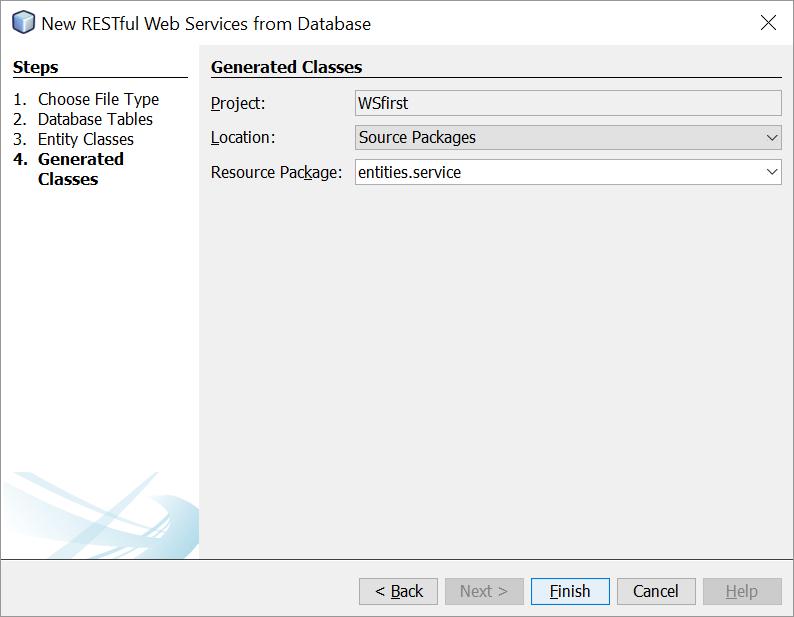 - Em Data Source seleccione jdbc/sample e aparecerão as tabelas da base de dados exemplo com que já trabalhou.