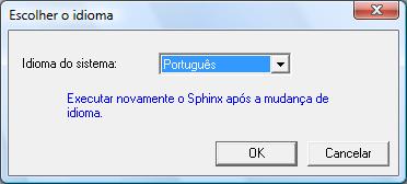 Após esta escolha, toda a interface e todo o sistema estarão comunicando com você no idioma escolhido. 2.