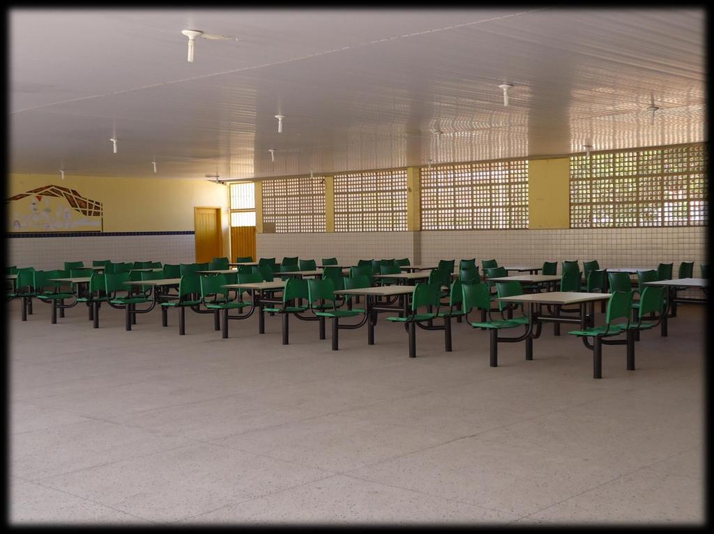 Estrutura da escola Quantidade de salas de aula: 16 sala de aula; Blocos administrativos