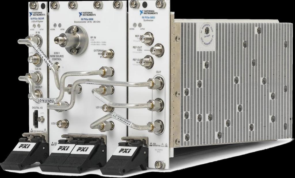 Gerador vetorial de sinais de 26,5 GHz Especificações PXIe-5668 Faixa de frequência Análise BW Ruído de fase (Típico, a 10 khz de deslocamento) Ruído de fundo TOI 20 Hz a 26,5 GHz