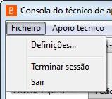 DEFINIÇÕES Clique em Ficheiro > Definições no canto superior esquerdo da consola de apoio técnico para configurar as suas preferências. No separador Geral, escolha as suas definições de alarme.