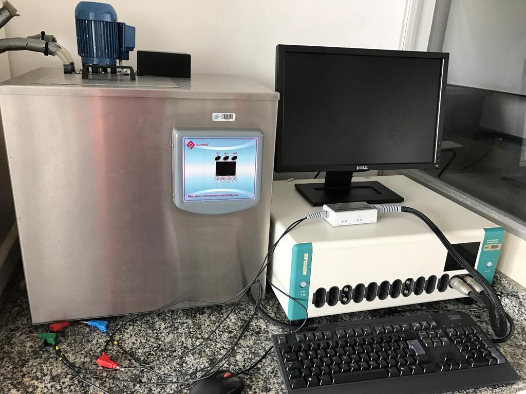 Laboratório de eletroquímica Potenciostato Autolab 20