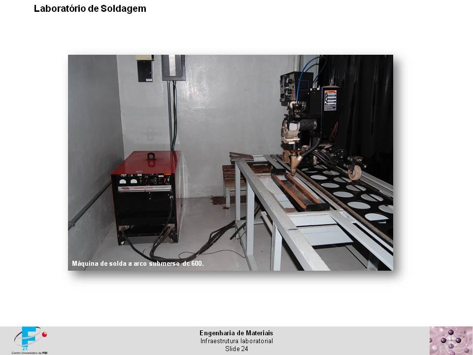 Laboratório de soldagem Infraestrutura