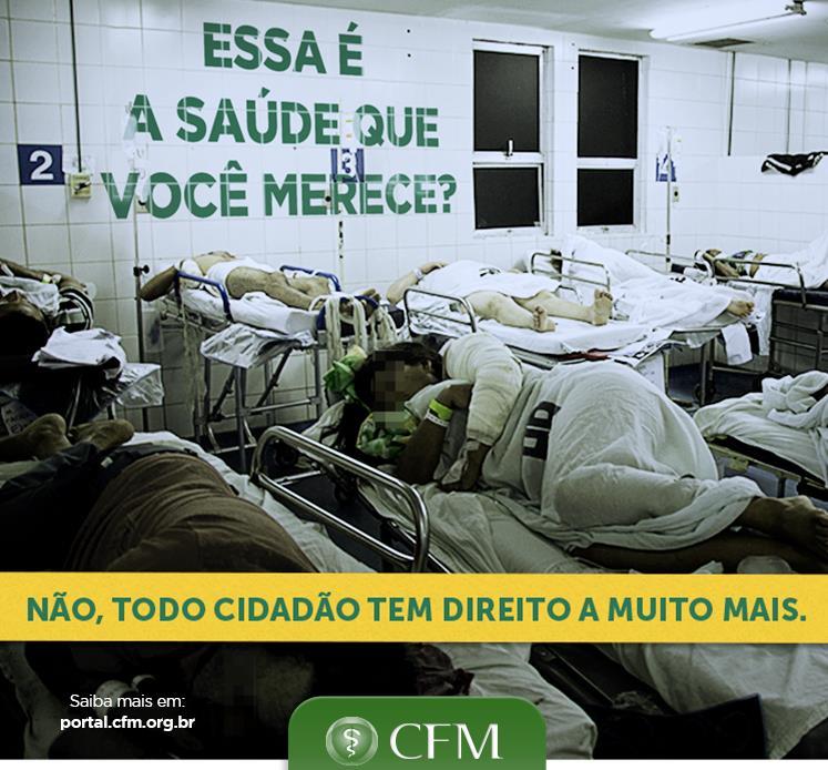 MÉDICOS JOVENS NO BRASIL AÇÕES NA ÁREA DA DEFESA PROFISSIONAL Divulgação de estudos que mostram a situação precária dos postos de saúde e hospitais brasileiros.