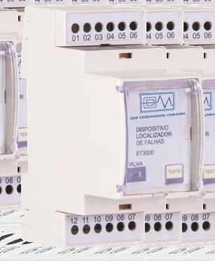 DST / DSC, conforme as especificações exigidas pela norma IEC 61557. ESPECIFICAÇÃO MECÂNICA Ideal para painel modular 18mm. Ocupa o espaço de um disjuntor tripolar padrão DIN.