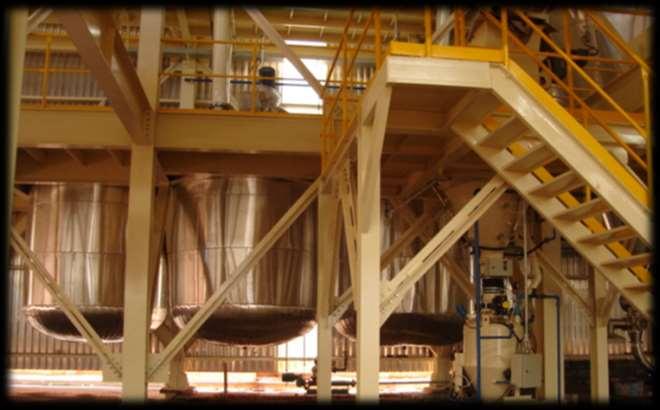 Minerais Tortuga Reatores Manipulação: Processo produtivo Onde a