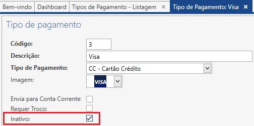 - Adicionada a possibilidade de inativar o Utilizador