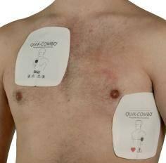 fechado, excursão 10cm -se não eficaz para gerar QRS e produzir pulso iniciar massagem CR Transcutâneo