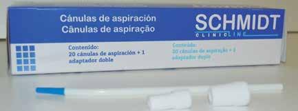 Cor azul ou verde. CÁNULAS ASPIRACIÓN QUIRÚRGICAS CÂNULAS ASPIRAÇÃO CIRÚRGICAS 20 UD + 1 ADAPTADOR DOBLE - 20 UD + 1 ADAPTADOR DUPLO R.