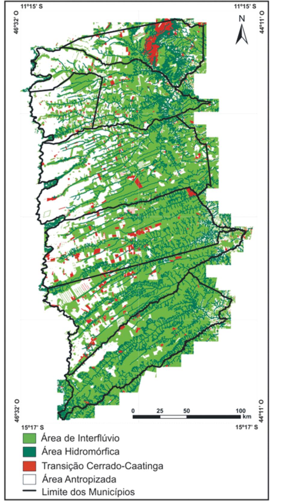 Distribuição de Espécies Vegetais Nativas no Oeste da Bahia 213 Figura 6.