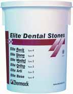 DentaLeader, o nº 1 dos melhores preços 44 31 50 Impressão 3+1* Elite Ortho Gesso de tipo 3 para a realização de modelos de ortodontia, cor branca com efeito brilhante. Expansão a 2 h.
