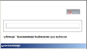 4. Se o ambiente estiver em modo exclusivo, inicia-se o processamento do compatibilizador conforme a tela de indicação de progresso: 5.