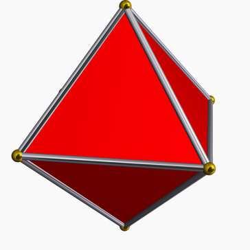 polyedro convexo: χ = ( v