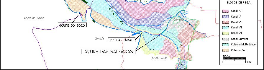 Reabilitação do açude das Salgadas blocos de rega Blocos de rega do