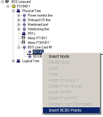 - Passo 2: Entrada de dados. Todos os parâmetros do equipamento serão puxados do arquivo de configuração BC80, e podem ser editados através da aba Property View à direita.