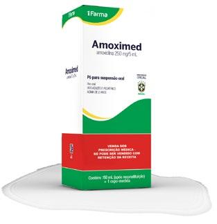 Amoximed amoxicilina Referência: Amoxil, GlaxoSmithKline Indicação: Antibiótico Comprimido 5 mg 96 Reg. M.S.: 1.4381.0016.003-2 Cód.