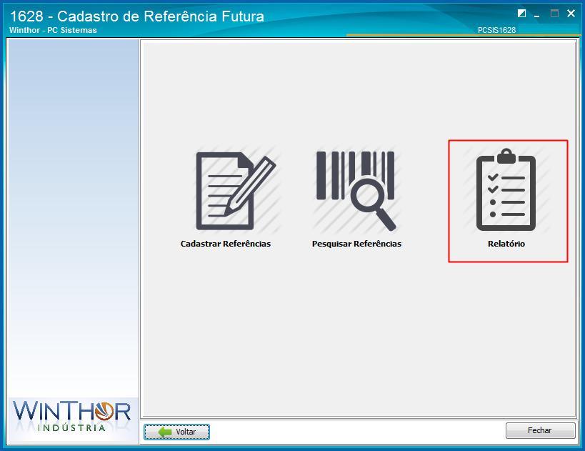 9. Emissão de Relatório de Referência Futura Para emitir o relatório de referência futura,