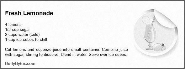 QUESTÃO 01 Look at the picture below and learn how to prepare it. Disponível em < http://www.bellybytes.com/food/lemons.html#.