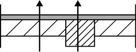 Pontes térmicas planas (PTP) Nas zonas de ponte térmica plana correspondentes a heterogeneidades na zona