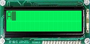 DISPLAY DE CRISTAL LÍQUIDO - LCD Composto por display alfanumérico com 16 colunas e 2 linhas.