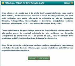 Figura 29 - Estorno de Carga Após clicar no botão Buscar serão exibidos os resultados de acordo com a seleção dos campos.