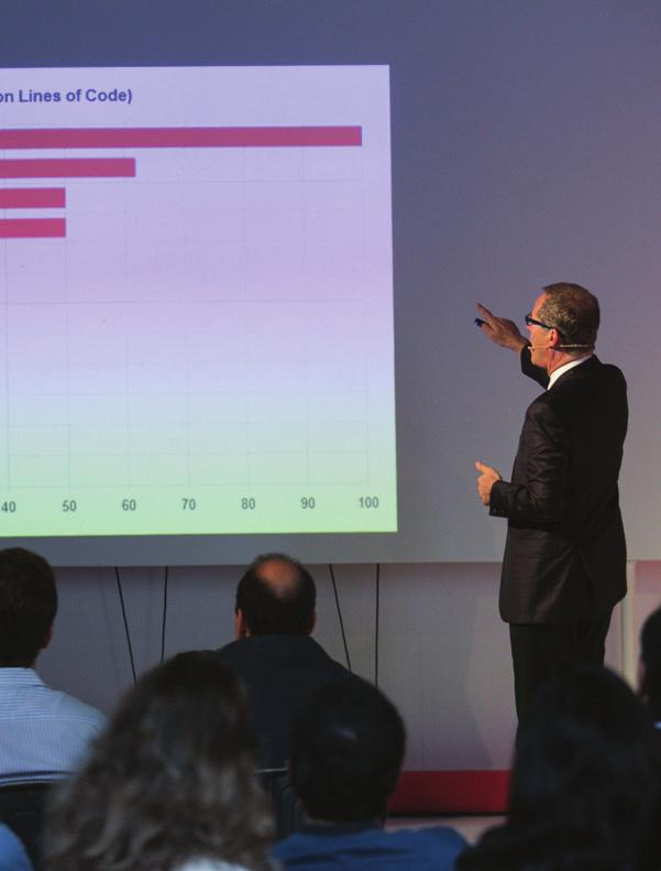 Sob o olhar atento de 170 executivos estratégicos, de diversas áreas e indústrias da economia brasileira, Surace compartilhou uma reflexão que repercutiu em todos os presentes, a de que o fim do