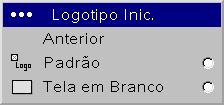 energia: apaga automaticamente a lâmpada após 20 minutos sem que sejam detectados sinais. Após 10 minutos adicionais sem sinais, o projetor é desligado.