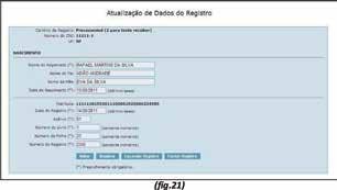 12-Depósitos: Clicando no link Depósito no grupo de menu Conta Corrente, o cartório deverá fazer um depósito em sua conta corrente virtual (conta interna do sistema).