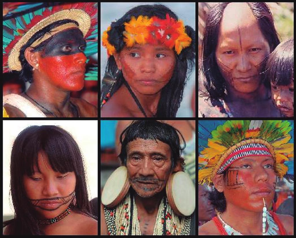 Questão 4 De acordo com o que vimos sobre os povos indígenas brasileiros, pode-se dizer que: http://pt.wikipedia.org/wiki/ficheiro:brazilian_indians_000.jpg (Fotos: Agência Brasil) a.