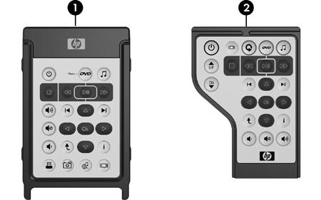 1 Introdução Este guia fornece informações acerca da utilização do Controlo remoto móvel HP (fornecido apenas com alguns modelos de computador).