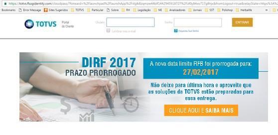 verticalmente à direita, em ambos o cliente será