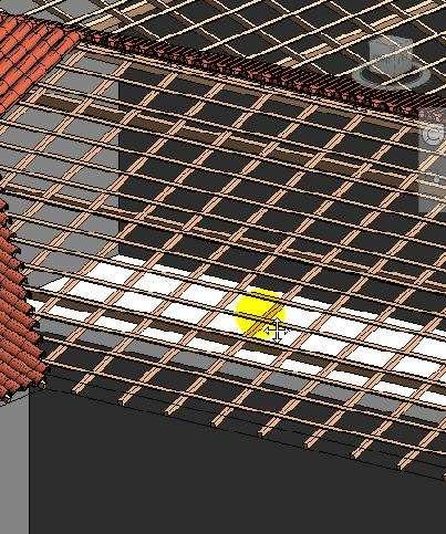 Figura 10: Copiar para o mesmo local Exercício 05 Montando o telhado 1- Crie um telhado do tipo Basic Roof. Experimente escolher um tipo com espessura pequena, por exemplo, o Generic 125mm.