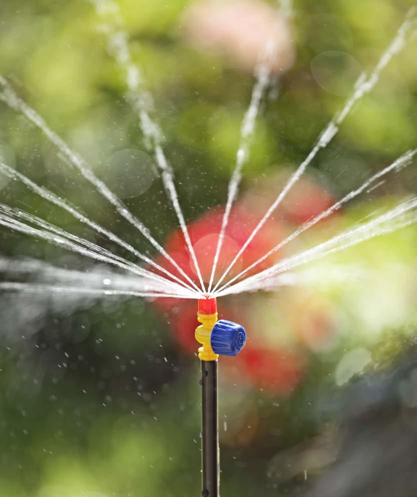 90º 0º 360º A - Single Jet azul Microdifusor Idra EXCLUSIVO Indicado para a rega de flores e pequenos