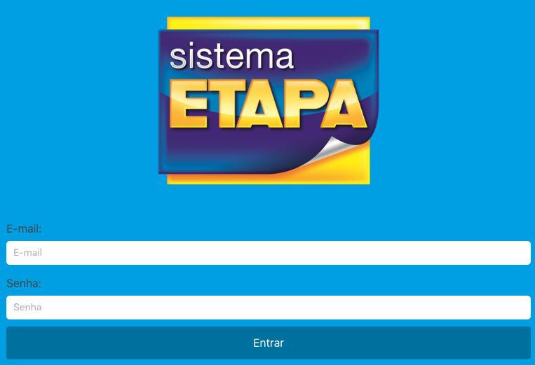 1.1. Acessando o aplicativo Sistema Etapa pela primeira vez Para fazer o primeiro acesso ao aplicativo Sistema Etapa no dispositivo móvel (com acesso habilitado à internet), clique no seu respectivo